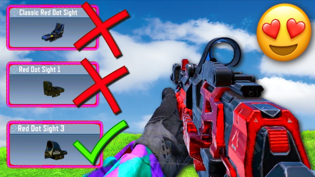BEST RED DOT on AK47!!| CALL OF DUTY MOBILE | SOLO VS SQUADS