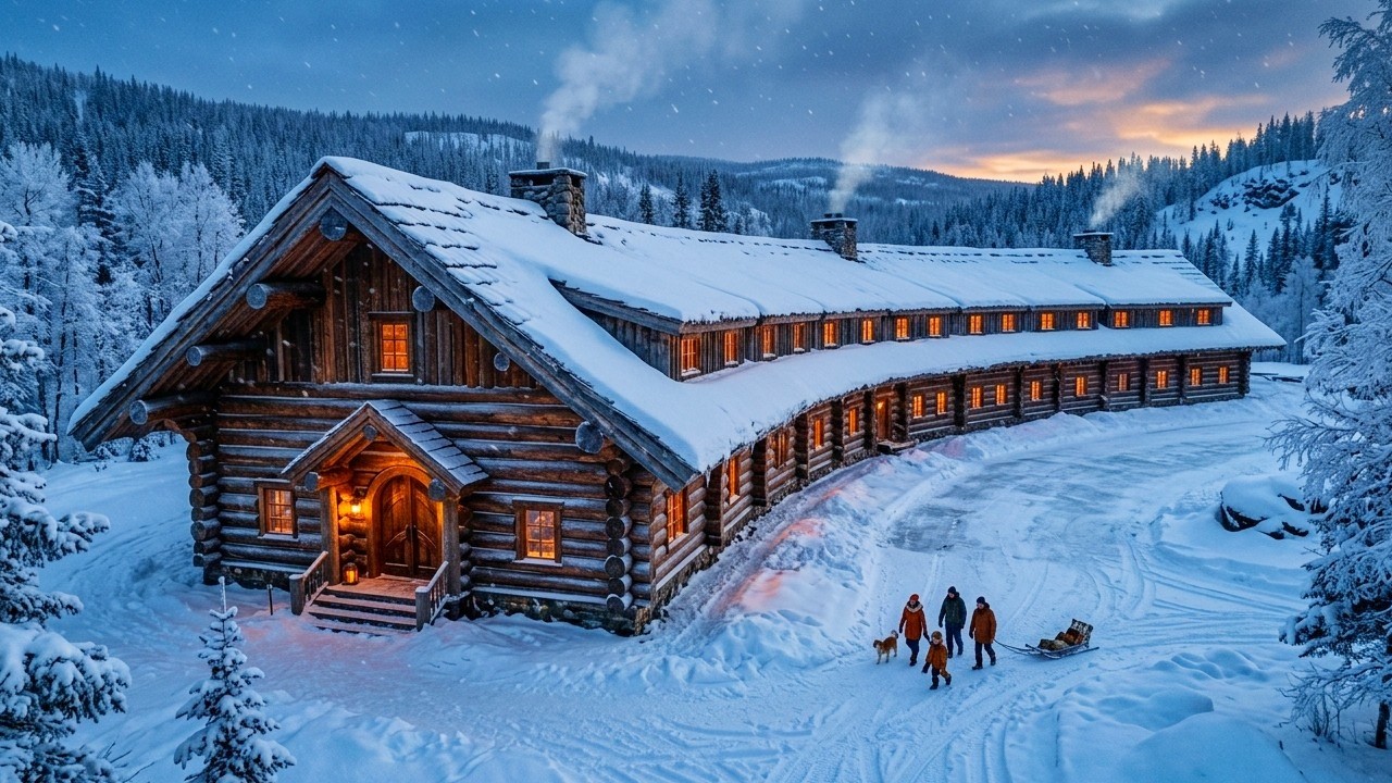 How American Frontiersmen Built Cabins Designed for Heat Retention and Isolation for Years
