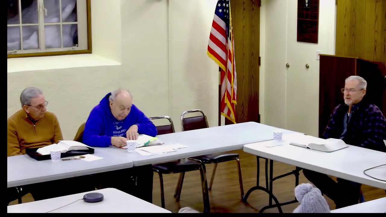 St. Paul's Live! February 9,  2026, 7 pm, Men's Bible Study at Brookfield Center, CT. ©