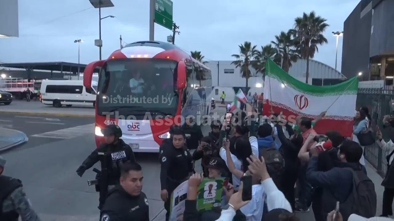 Iranian football team arrives in Mexico for World Cup preparations