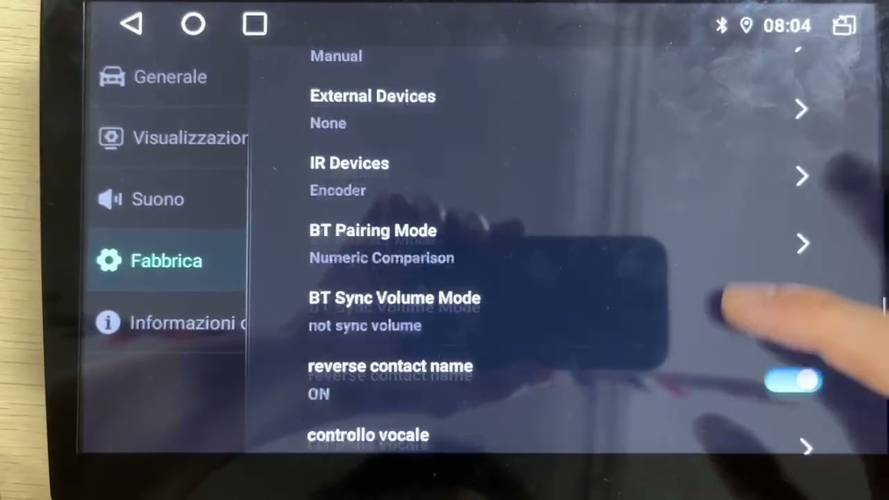 AWESAFE XT Autoradio Disable the reversing mode