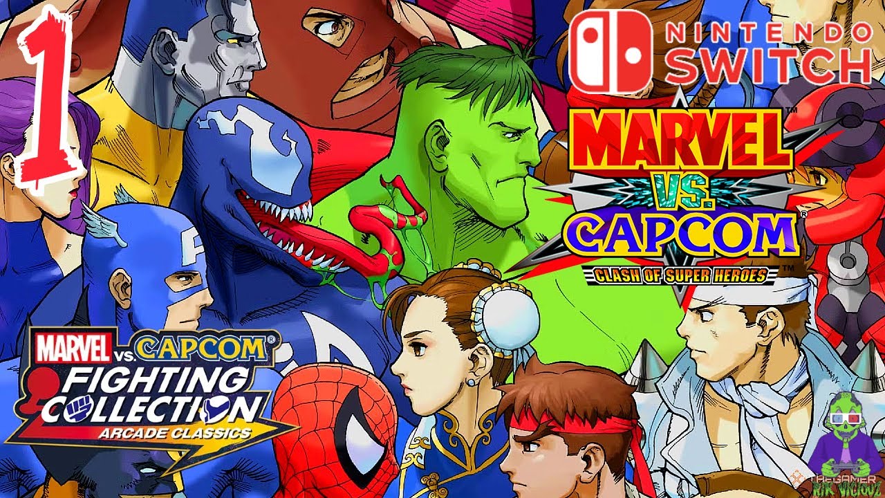 Marvel vs Capcom 1 (Marvel vs Capcom Fighting Collection) Nintendo Switch Full Game Longplay [1/2]