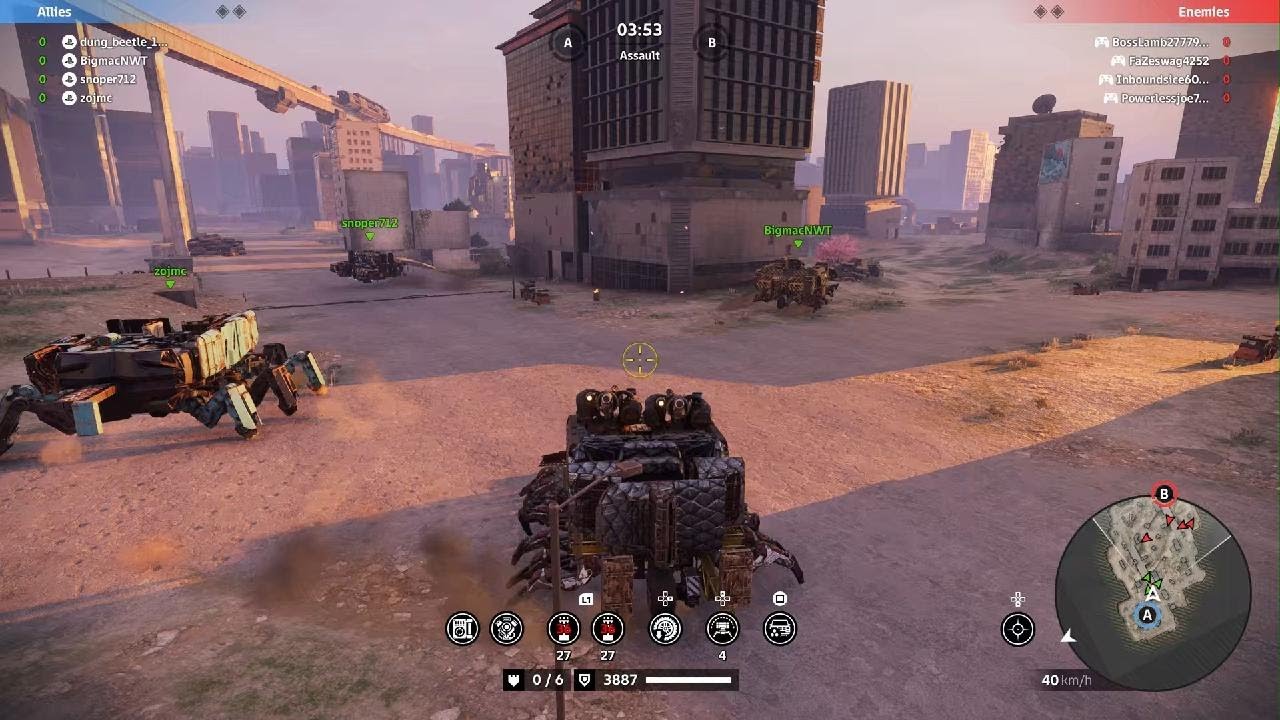 Crossout | GR0K vs T1ΤS