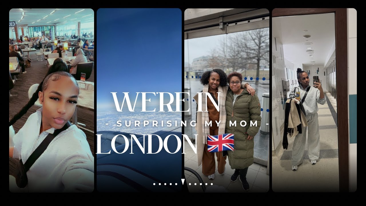 WE’RE IN LONDON 🇬🇧 | SURPRISING MY MOM AFTER 20+ YEARS | EMOTIONAL 🥺
