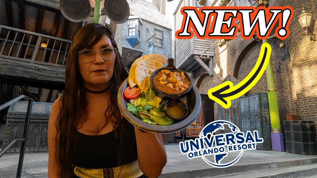Leaky Cauldron NEW MENU 🧉 Universal Orlando Wizarding world food review