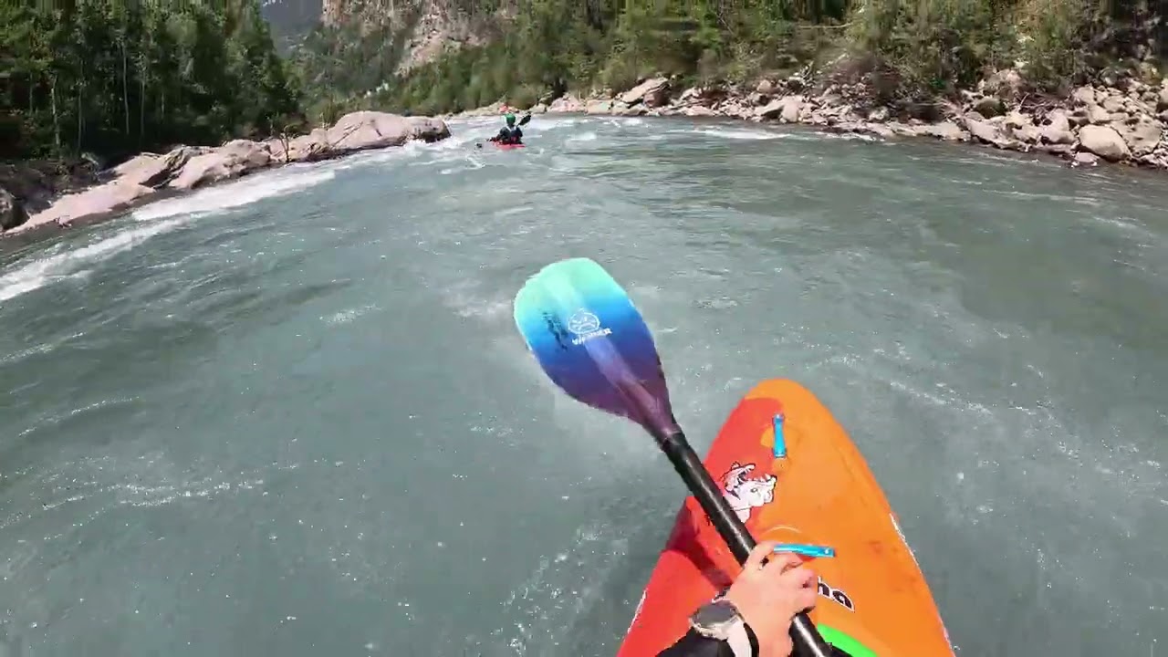Ubaye river white water kayaking - Les Thuiles
