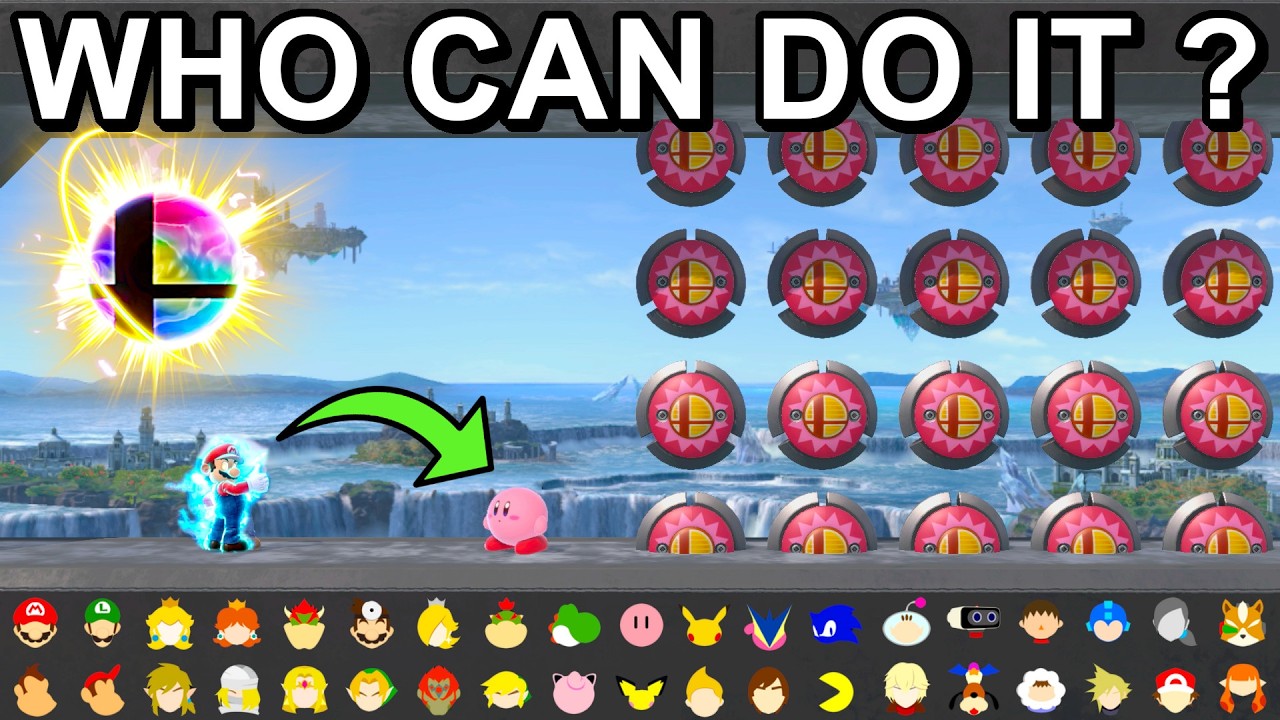 Who Can K.O. Kirby Through The Bumper Wall With A Final Smash ? - Super Smash Bros. Ultimate