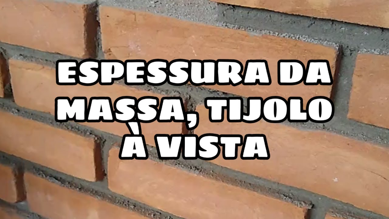 COMO NIVELAR E PADRONIZAR A MASSA EM TIJOLO A VISTA. FORNO 4 EM 1