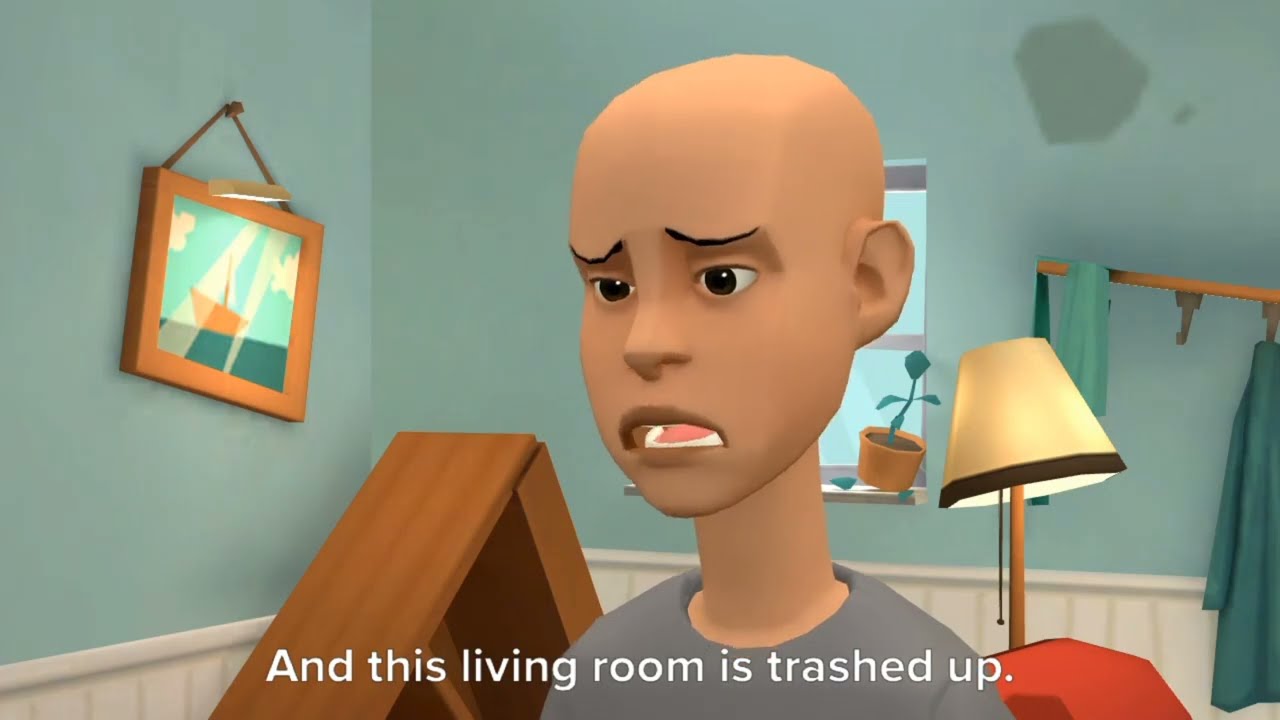 Classic Caillou goes to the red house again S2 EP5