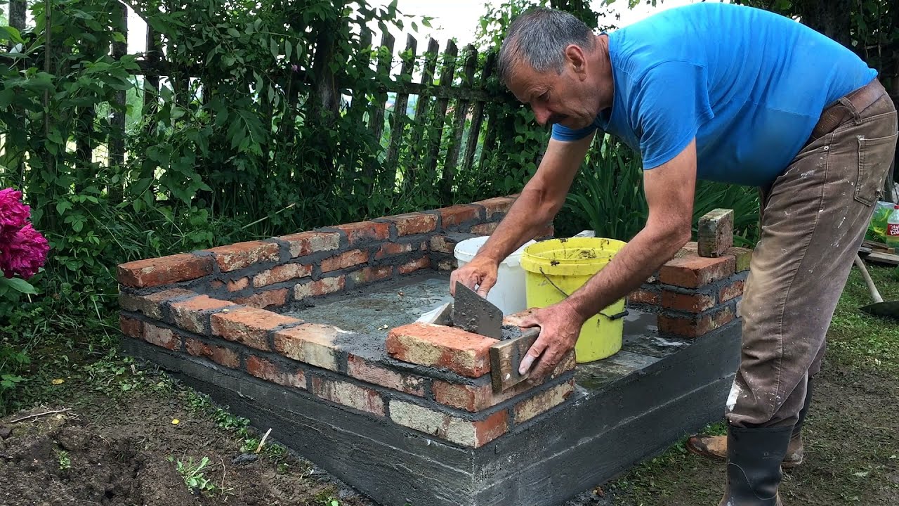 Pizza peć (Krušna peć) Zidanje Osnove Pizza Peći Dio 2