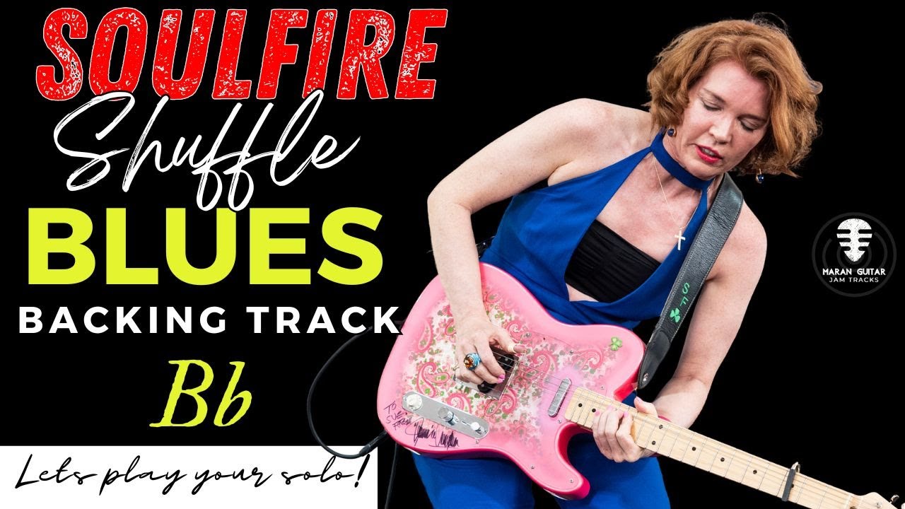 SOULFIRE Shuffle Blues backing track - JAM in Bb