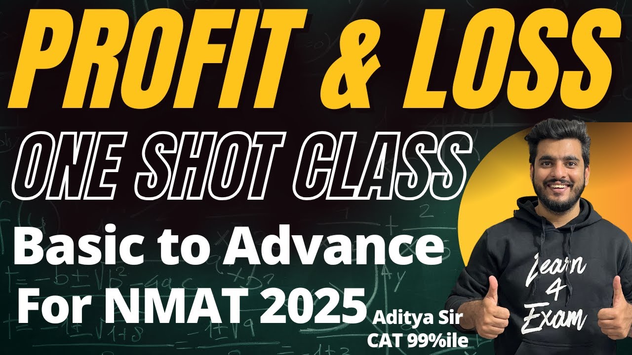 Master Profit & Loss for NMAT/SNAP 2025 | Fast Calculation & Shortcut Methods | Learn4Exam