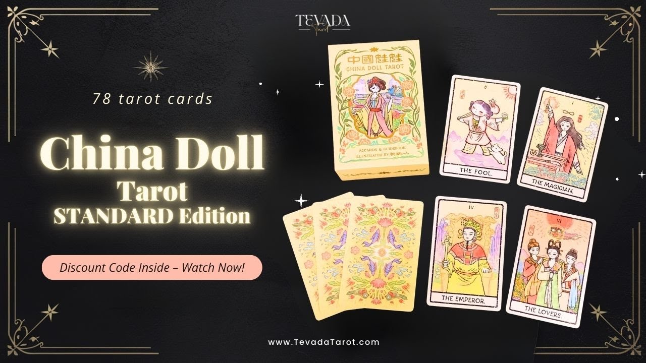 China Doll Tarot Flip Through | Traditional Chinese Art Indie Deck (RWS System)