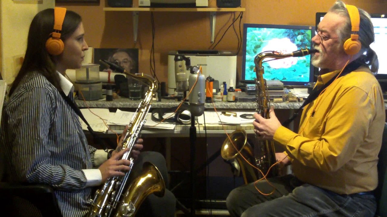 Ain't no Sunshine - Two players one horn - Borgani tenor from the 70s