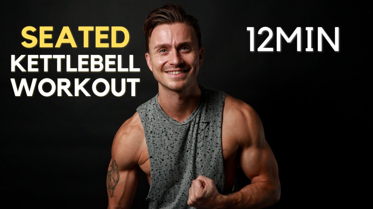 SEATED KETTLEBELL WORKOUT for upper body // Limited mobility
