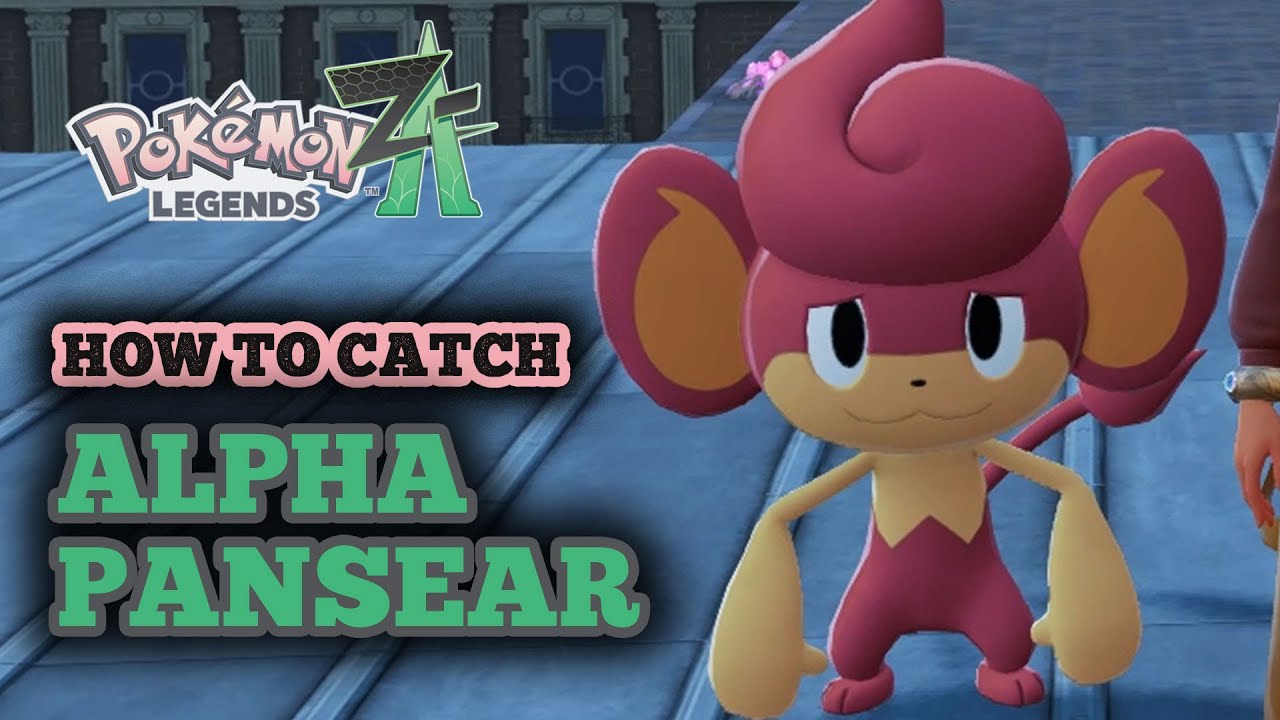 How to Catch Alpha Pansear in Pokemon Legends Z-A