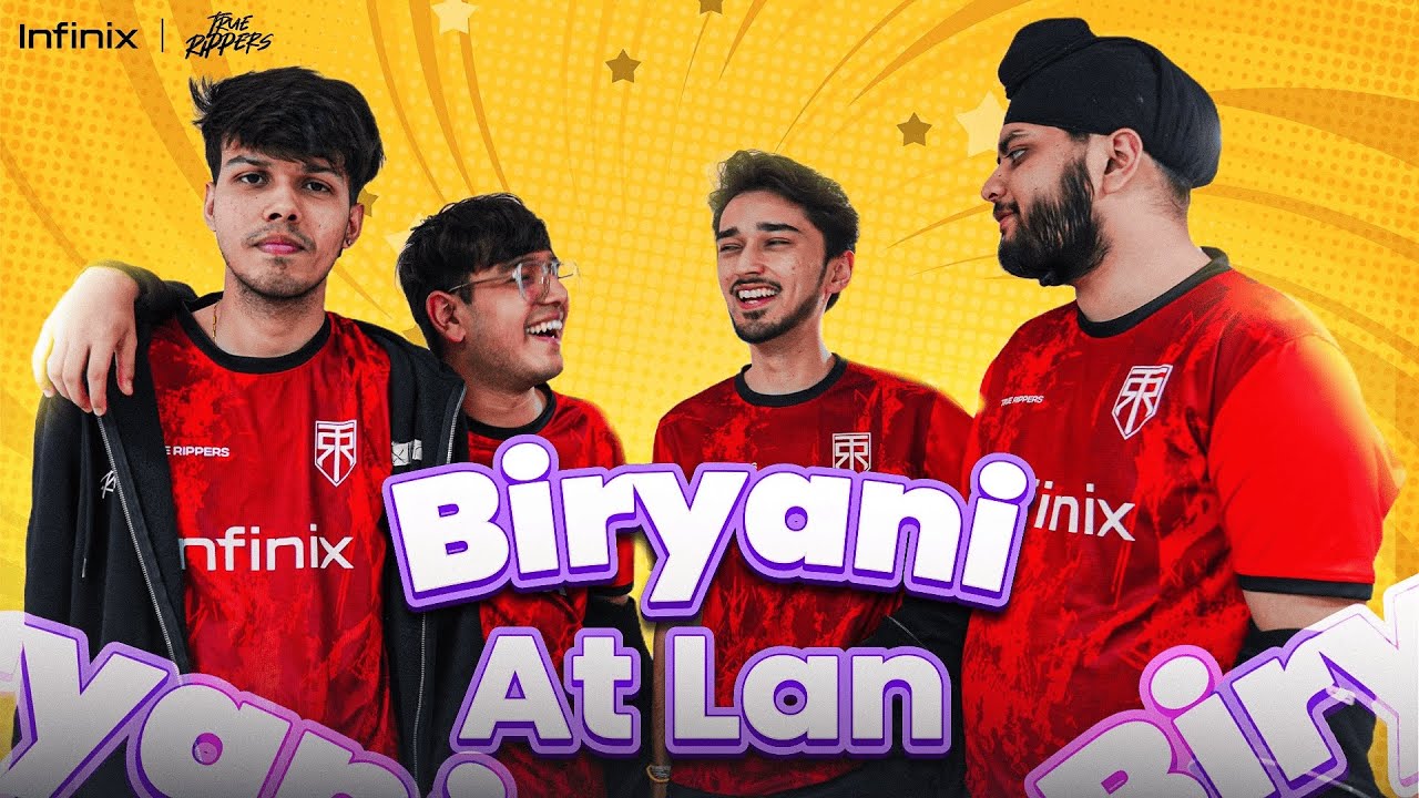 Biryani At Lan With Team India | ft. CEGC Players | Infinix True Rippers