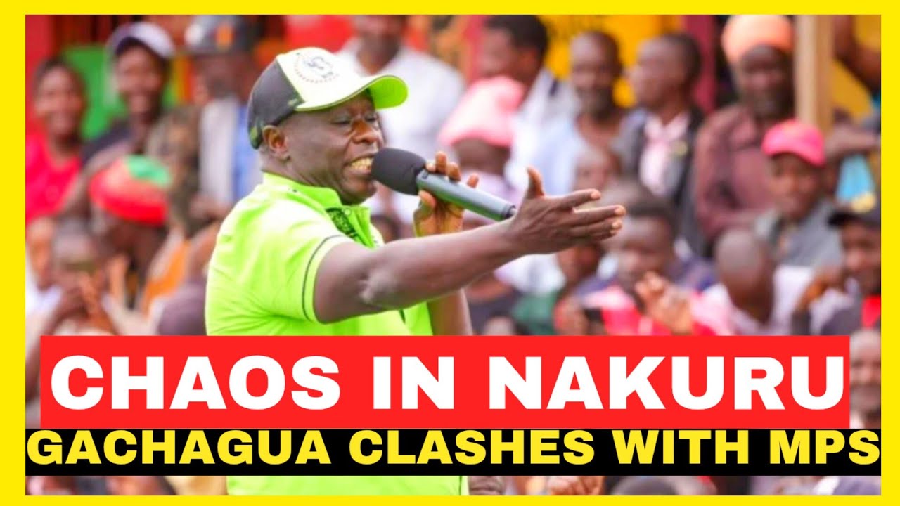 GACAHAGUA CLASHES WTH MPS IN HIS RALLY NAKURU COUNTY 
