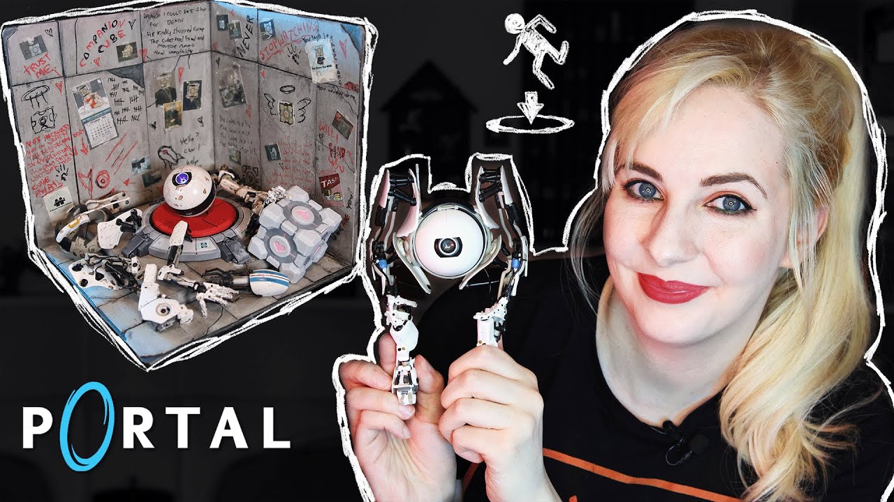 I destroyed this collectable to make a Portal diorama!