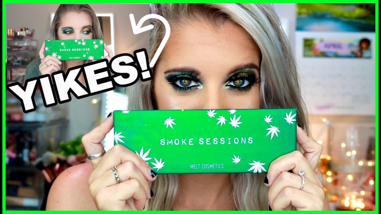 RECREATING ANOTHER HORRIBLE MAKEUP LOOK USING MELT COSMETICS SMOKE SESSION PALETTE!!