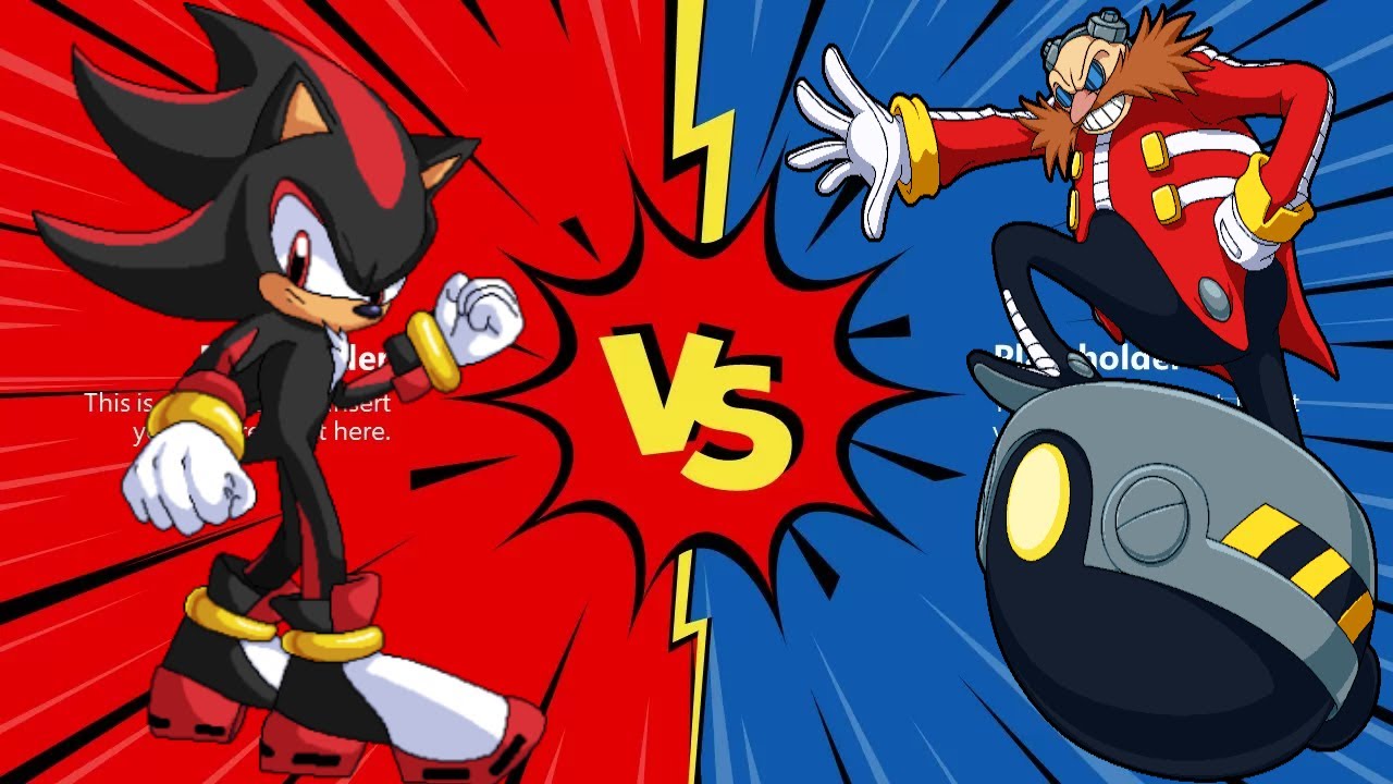 SSBC CMC SHADOW THE DOOM VS DR. EGGMAN