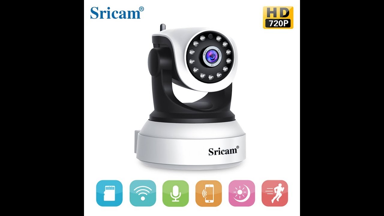 Sricam SP017 Amazon Hot seller Wifi 720P IP Camera SD Card & ONVIF