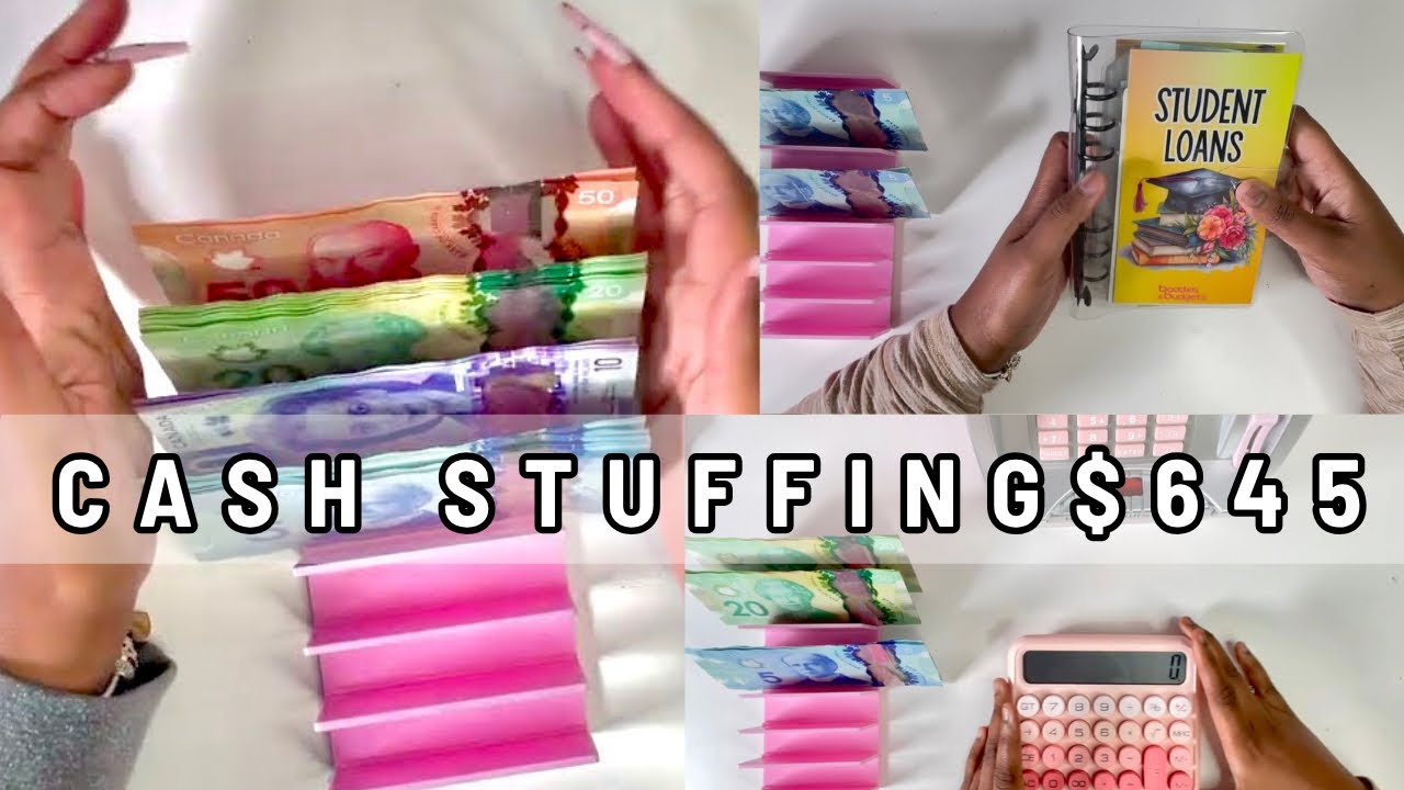 SAVING CHALLENGES |CASH STUFFING 645 HIGH PRIORITY | CANADIAN CASH STUFFER