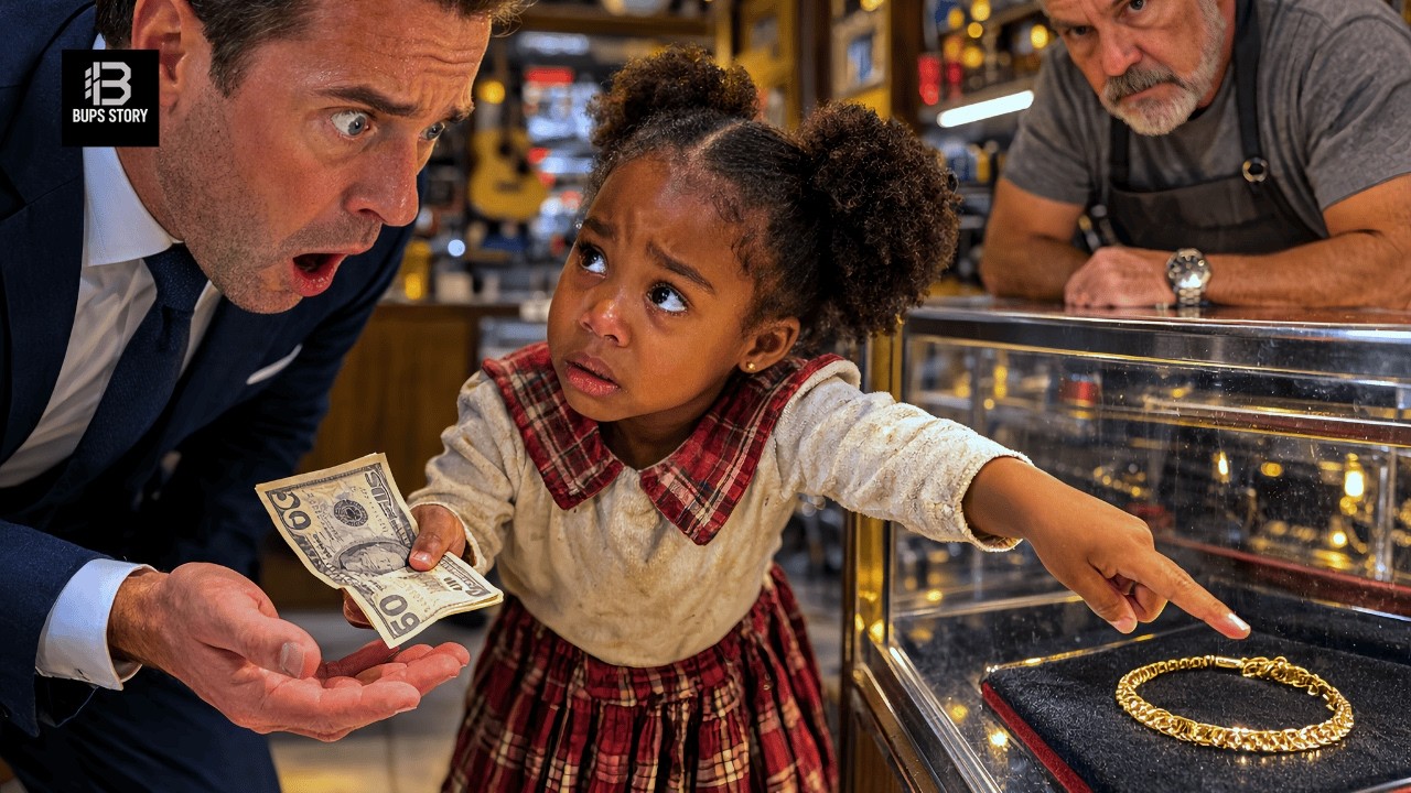 A Black Little Girl Offered $50 to Redeem a Bracelet — Her Words Left the Billionaire Stunned