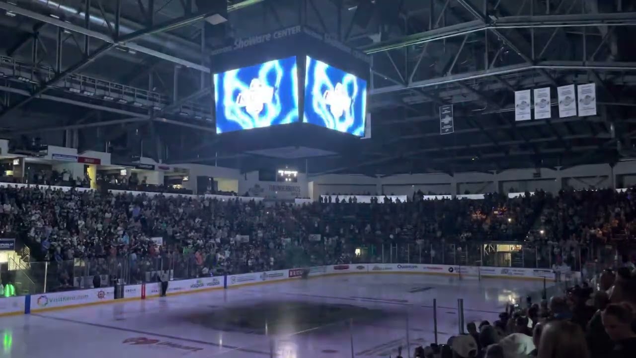 **2023 WHL Western Conference Playoffs** Seattle Thunderbirds Opening Introductions, Song & Lineups