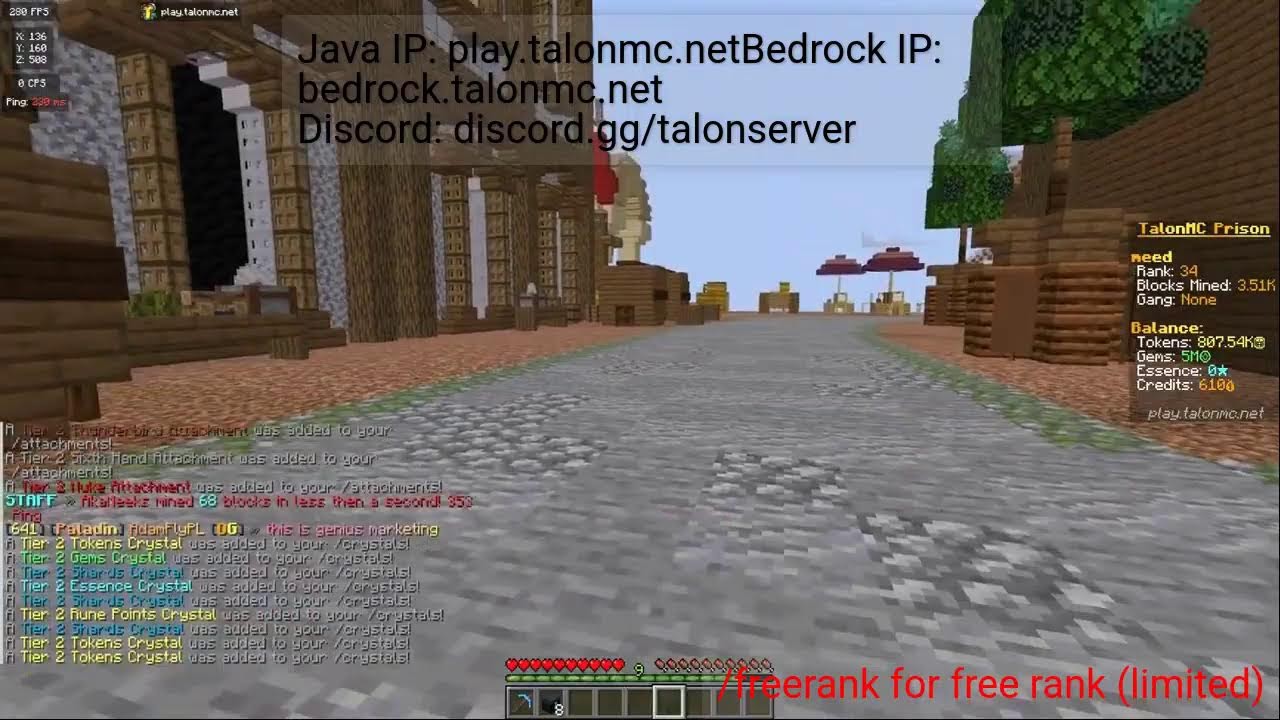 THE BEST *NEW* OP MINECRAFT PRISON SERVER! (Minecraft Prisons!) | NEED STAFF | FREE RANKS | 2026