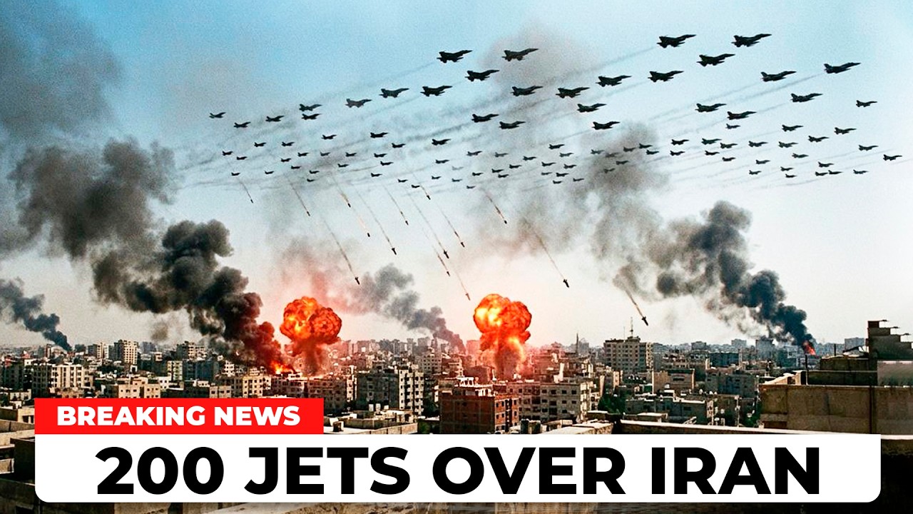 1 MINUTE AGO! 200 Fighter Jets Hit IRAN With MASSIVE Strikes