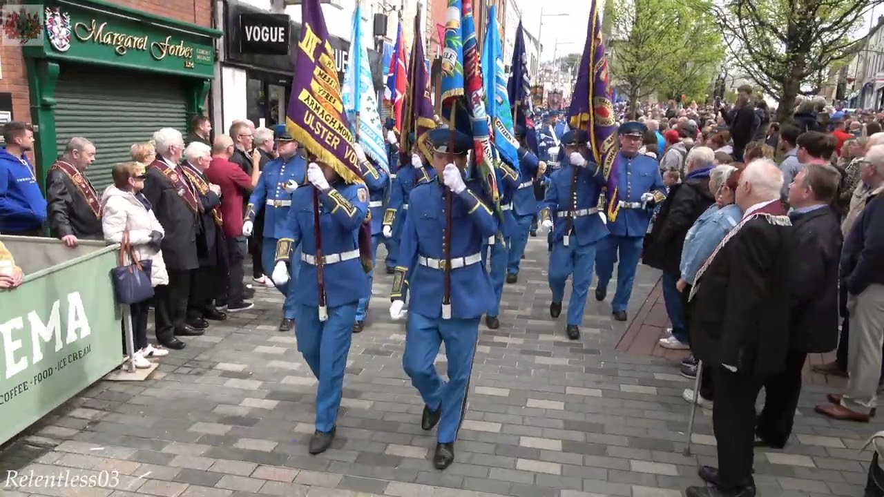 Armagh True Blues (No.1) @ ABOD Easter Monday Parade ~ Lisburn ~ 21/04/2025 (4K)