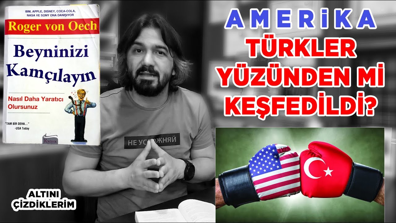 Beyninizi Kamçılayın, Amerika Türkler Sayesinde mi Keşfedildi, Altını Çizdiklerim-6 Kitap inceleme,