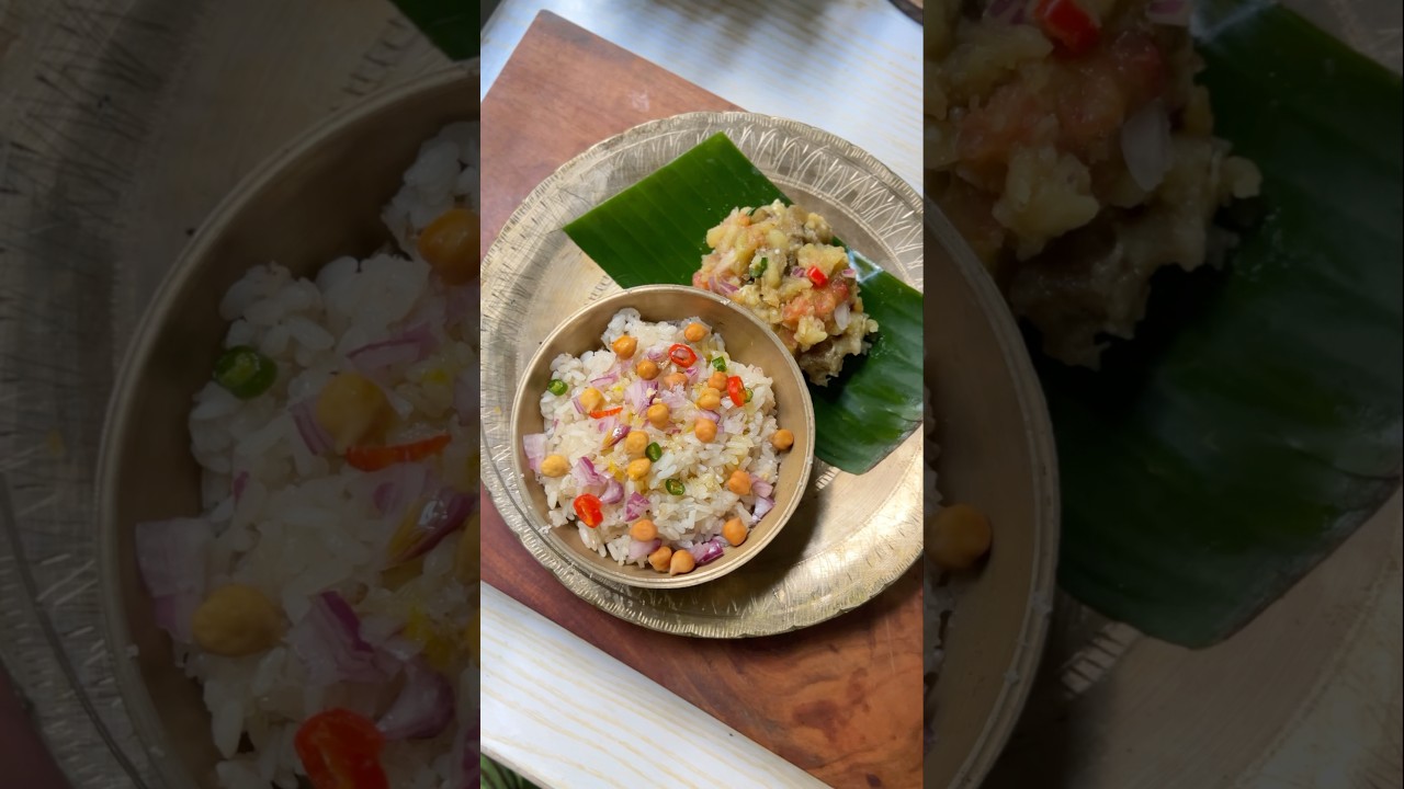 Assamese breakfast Kumol saul🍃 #shorts