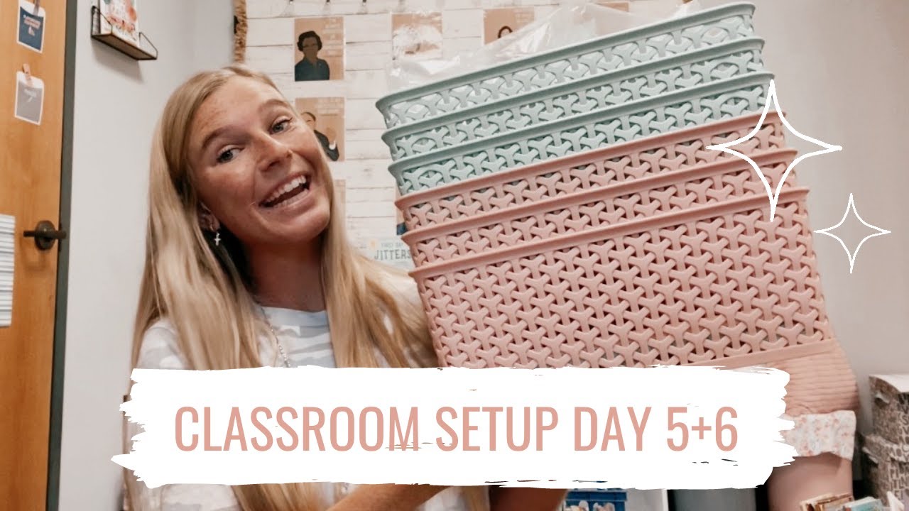 CLASSROOM SETUP DAY 5+6: first year teacher edition || life w little learners