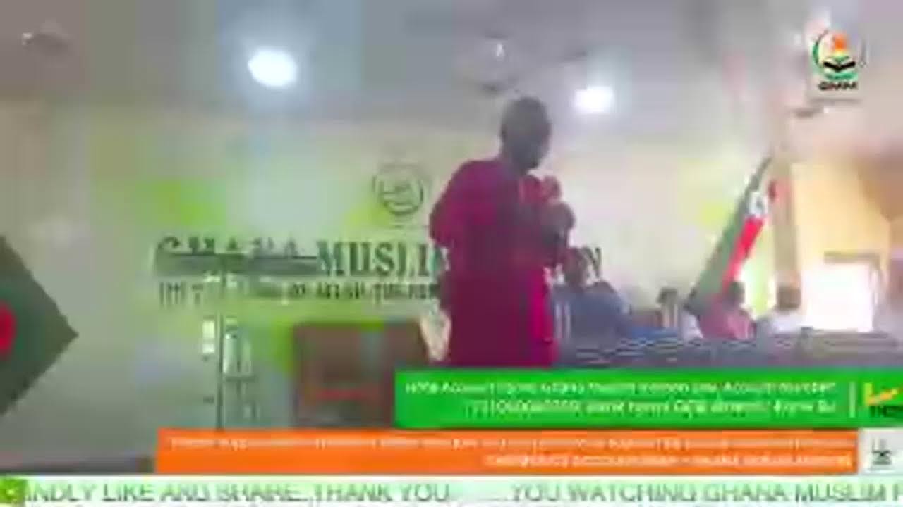 FEBRUARY MASS MEETING. GHANA MUSLIM MISSION HQ