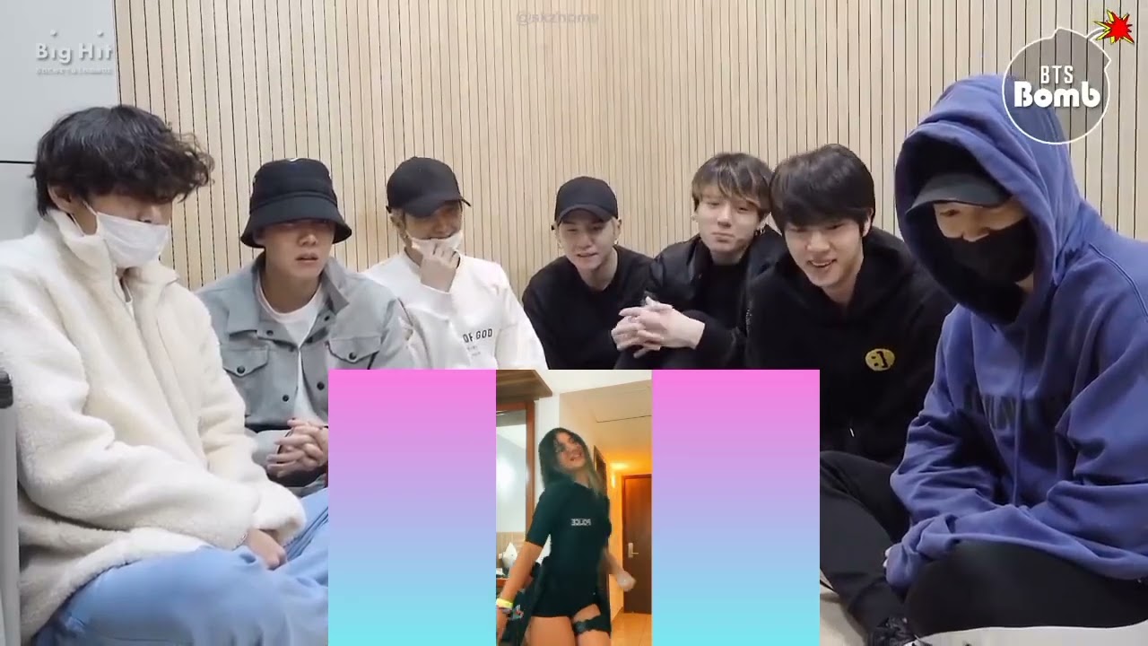 Bts reagindo a tik tok