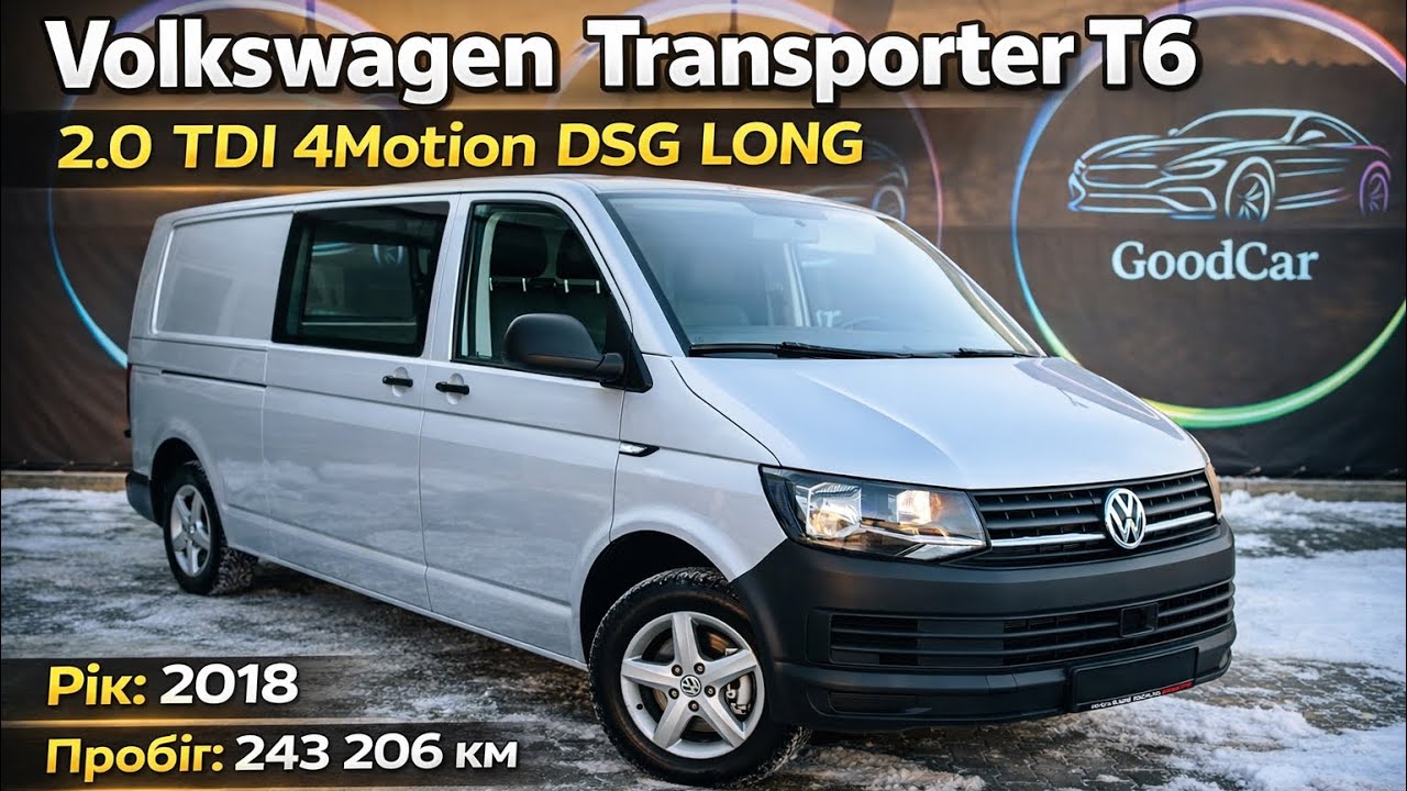 Volkswagen Transporter T6 2.0 TDI 4Motion DSG LONG #автозєвропи #transporter #бус 