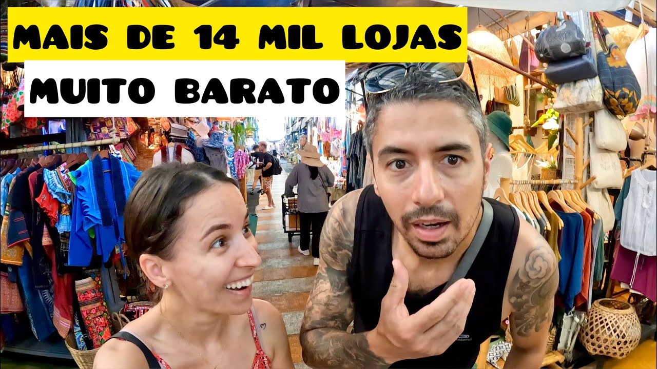 O MAIOR MERCADO DE RUA DA TAILÂNDIA - Chatuchak Market