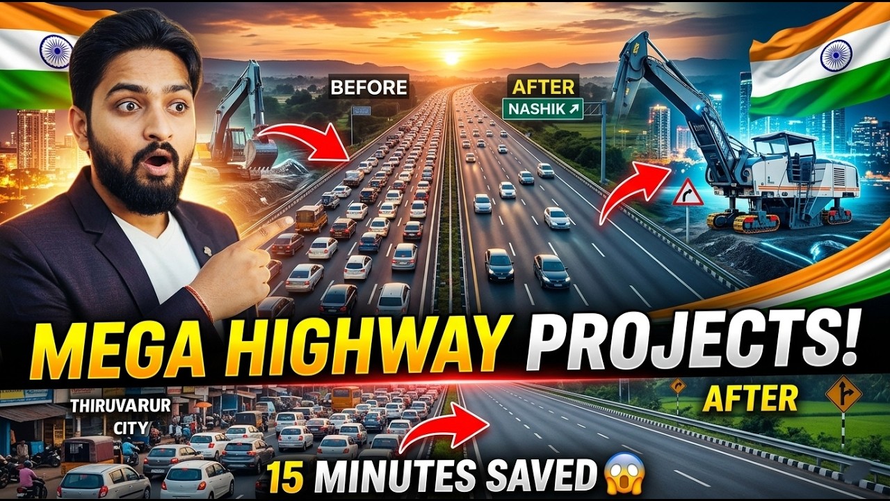 BIG Highway Projects Approved in India 🇮🇳 | Maharashtra & Tamil Nadu Mega Road Update 2026