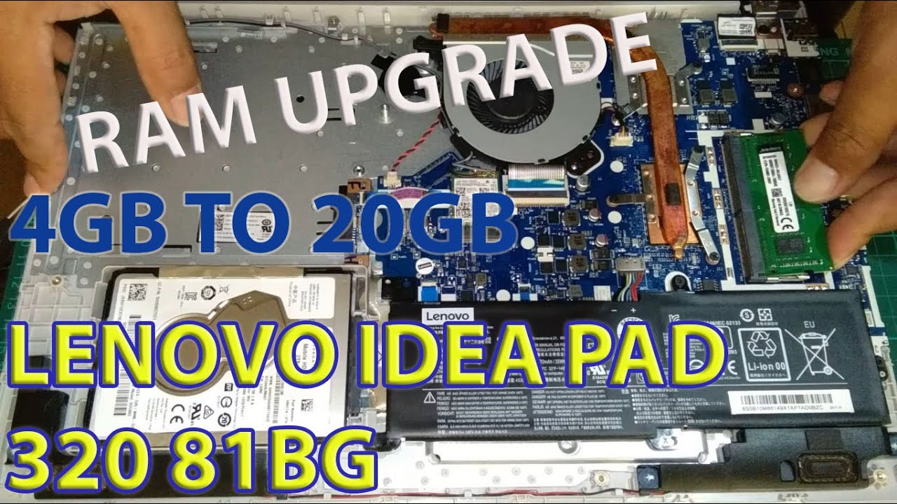 LENOVO IDEA PAD 320 81BG RAM UPGRADE
