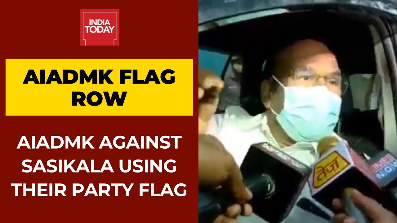 AIADMK Ministers Approach DGP To Stop Sasikala​ From Using AIADMK​ Flag