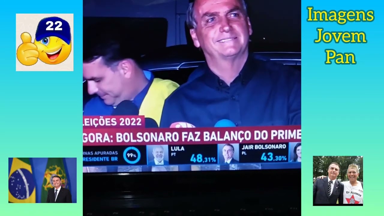 ENTREVISTA BOLSONARO APÓS 1 TURNO ELEIÇÕES 2022
