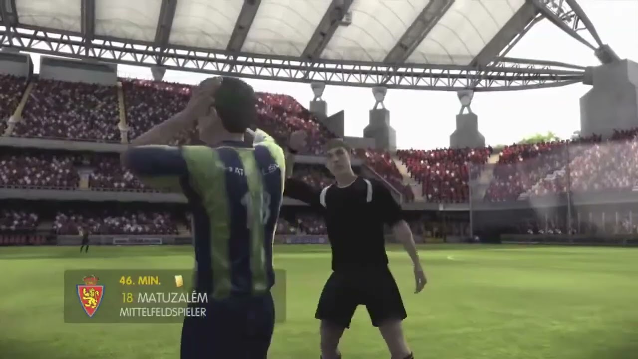 FIFA 08 vfb stuttgart vs real zaragoza XBOX 360 (GAMEPLAY)