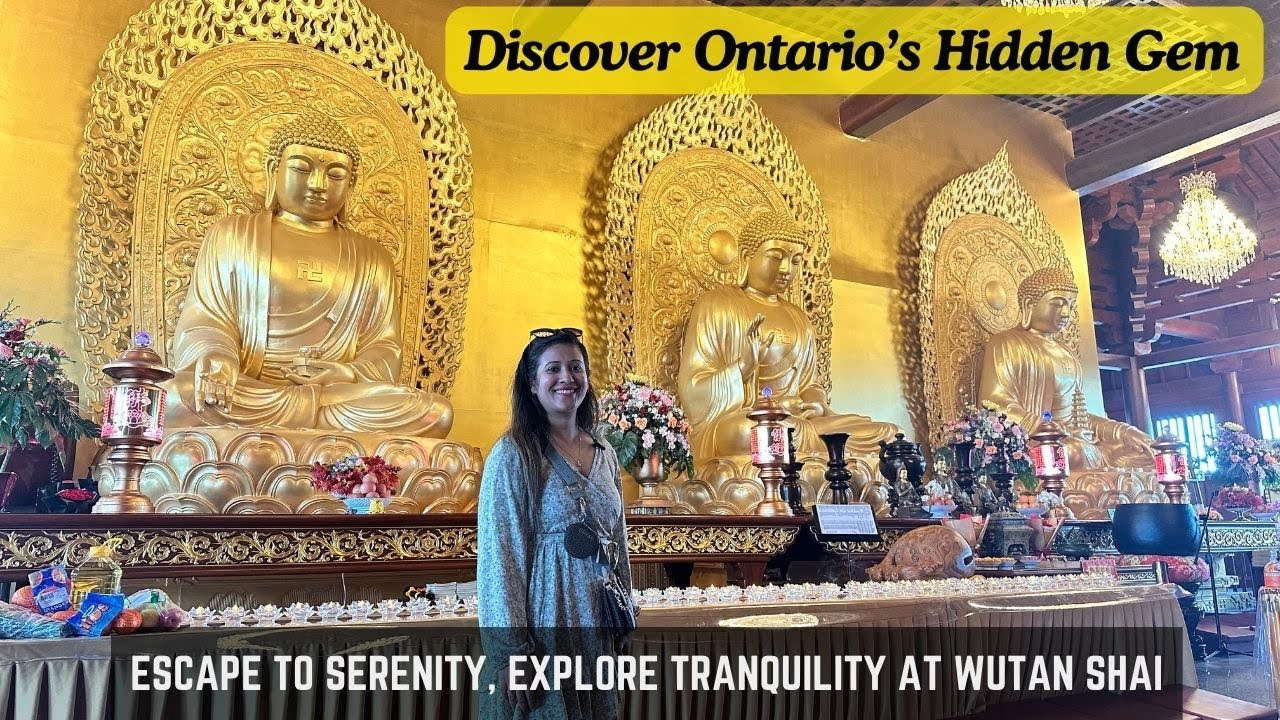 Buddha Temple of Canada 🇨🇦 Wutai Shan Buddhist Garden #bigfatwanderers #hiddengems
