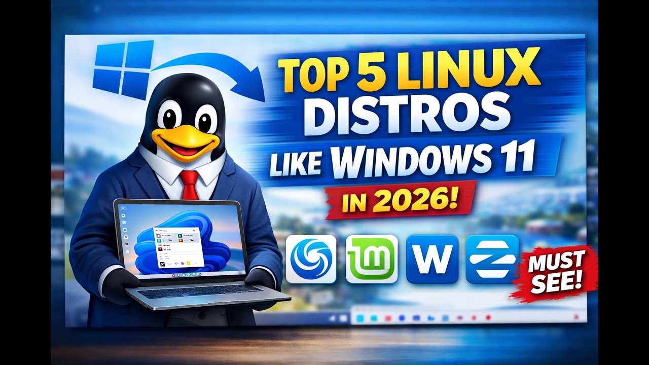 Топ-5 дистрибутивов Linux, которые в 2026 году будут выглядеть как Windows 11 &ndash; Переход без шока!