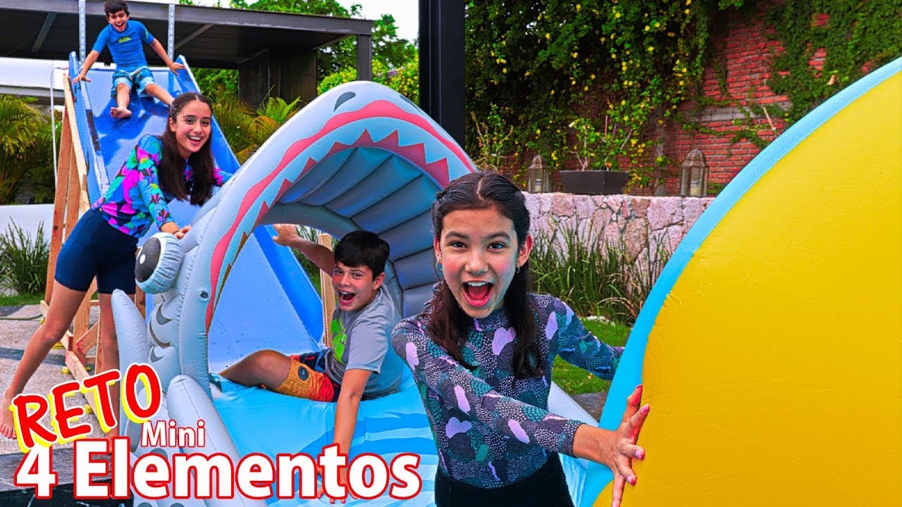 Reto Mini 4 ELEMENTOS con todo EL TEAM | TV Ana Emilia