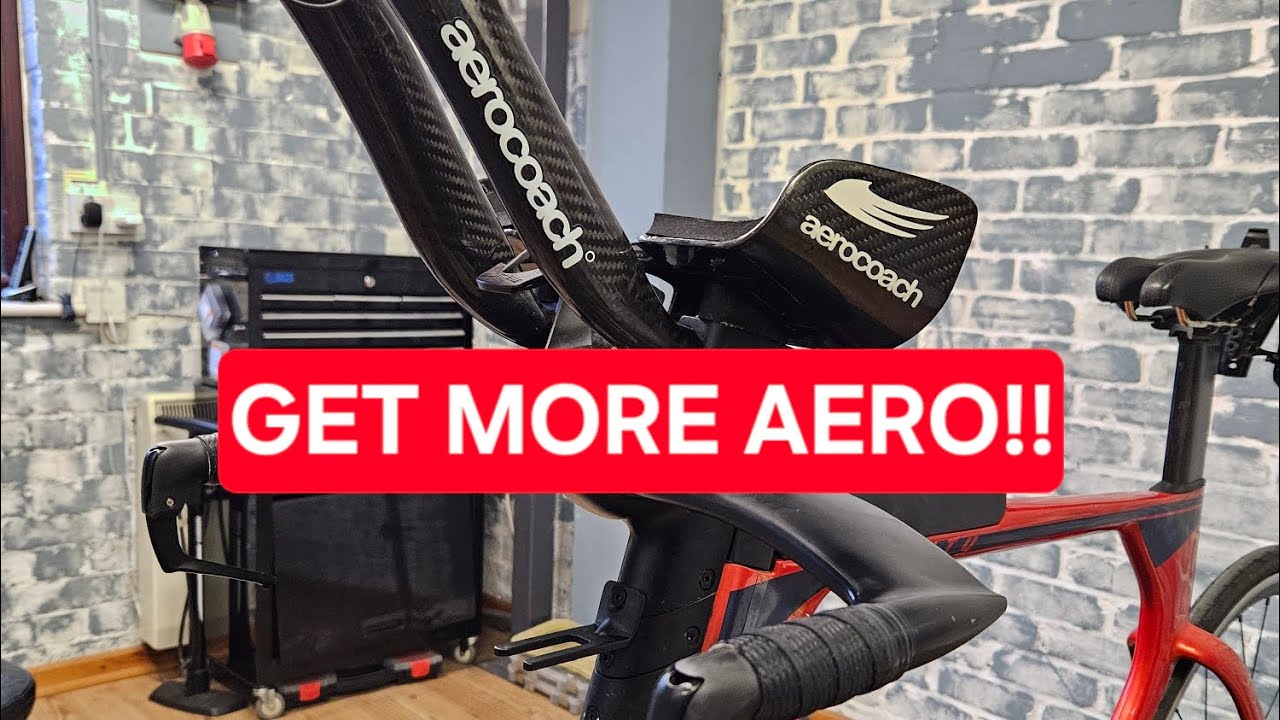 Helping my client to get more aero on a Giant Trinity 👍💯😁