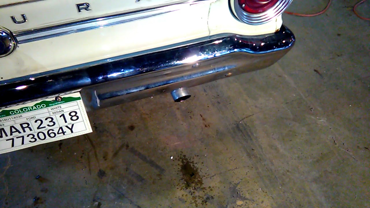 63 Falcon  headers and single by Classic Muffler