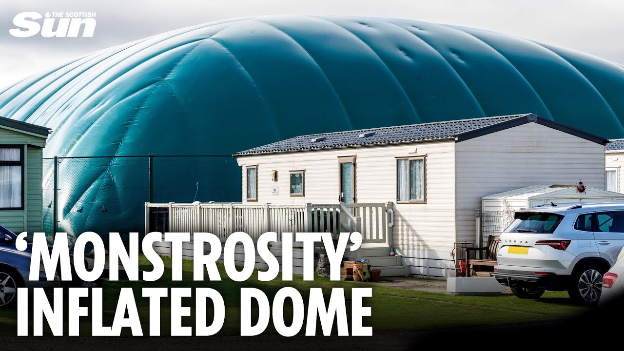 We live in stunning Scots seaside town but giant inflatable dome has left us in tears